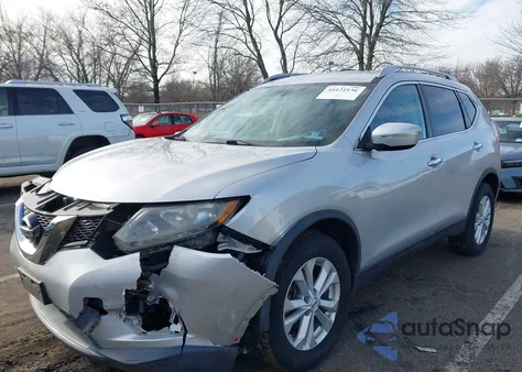 2014 Nissan Rogue Sv из США, поврежденный, VIN 5N1AT2MV0EC794075